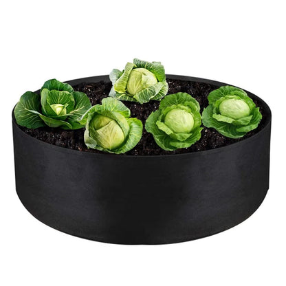 fabric round planter pot