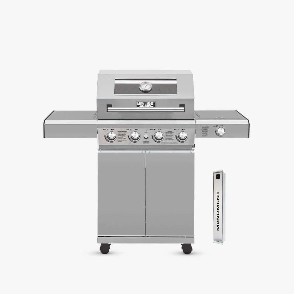 Stainless Steel 4 Burner Propane Gas Grill