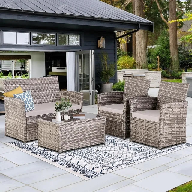 rattan patio furniture set