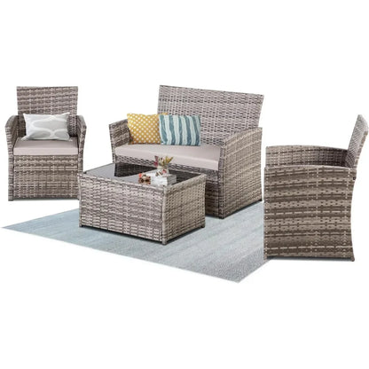 rattan patio furniture set