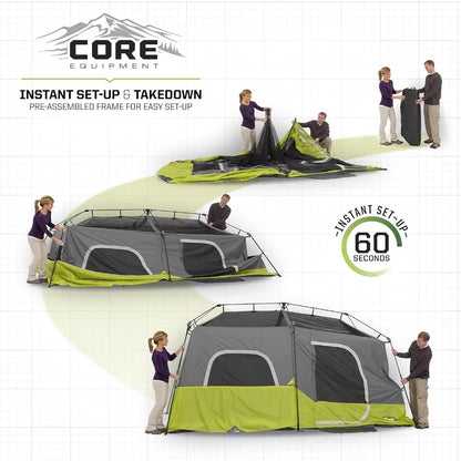 9 Person Instant Cabin Tent -  14' x 9'