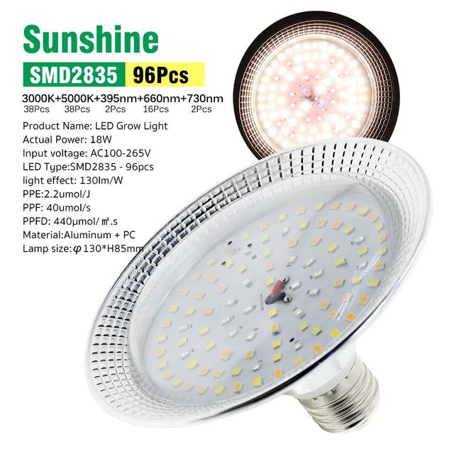 18w led grow light