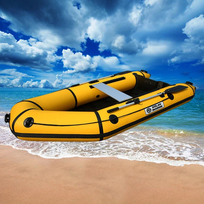 3 person inflatable kayak with wood flooring