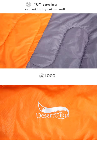 Portable Camping Sleeping Bag for 2 People