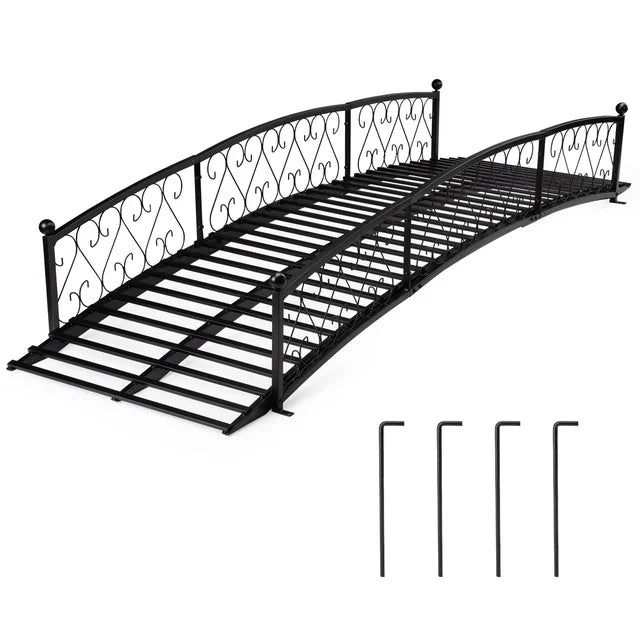 outdoor metal decorative bridge