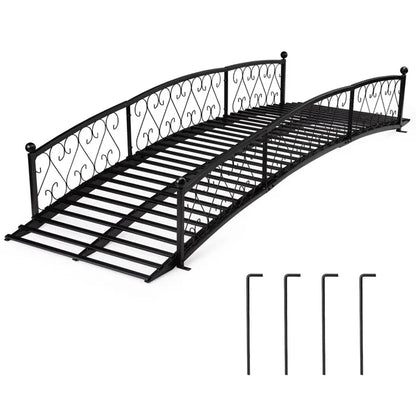 outdoor metal decorative bridge