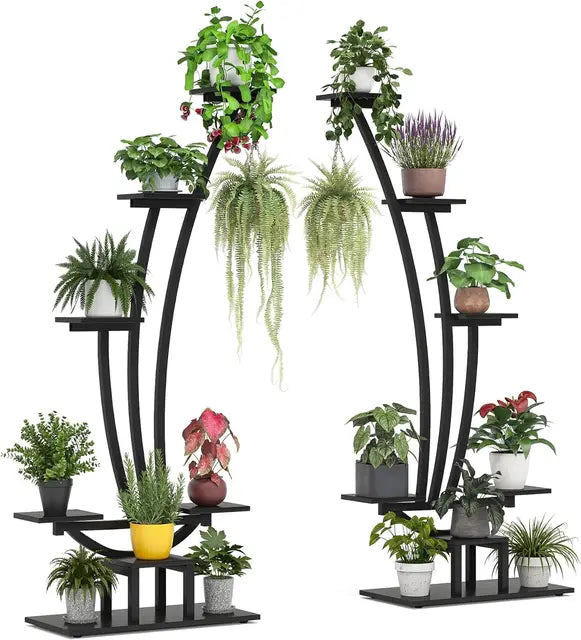 tall 5 tier plant stand - set of 2