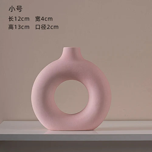 ceramic openwork vase