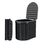 Folding Camping Travel Toilet with Lid