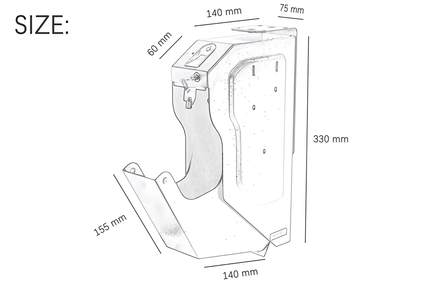 Gun Safe Pistol Box