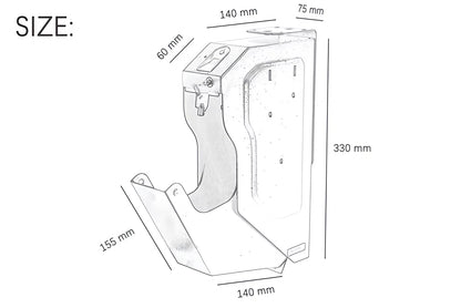 Gun Safe Pistol Box