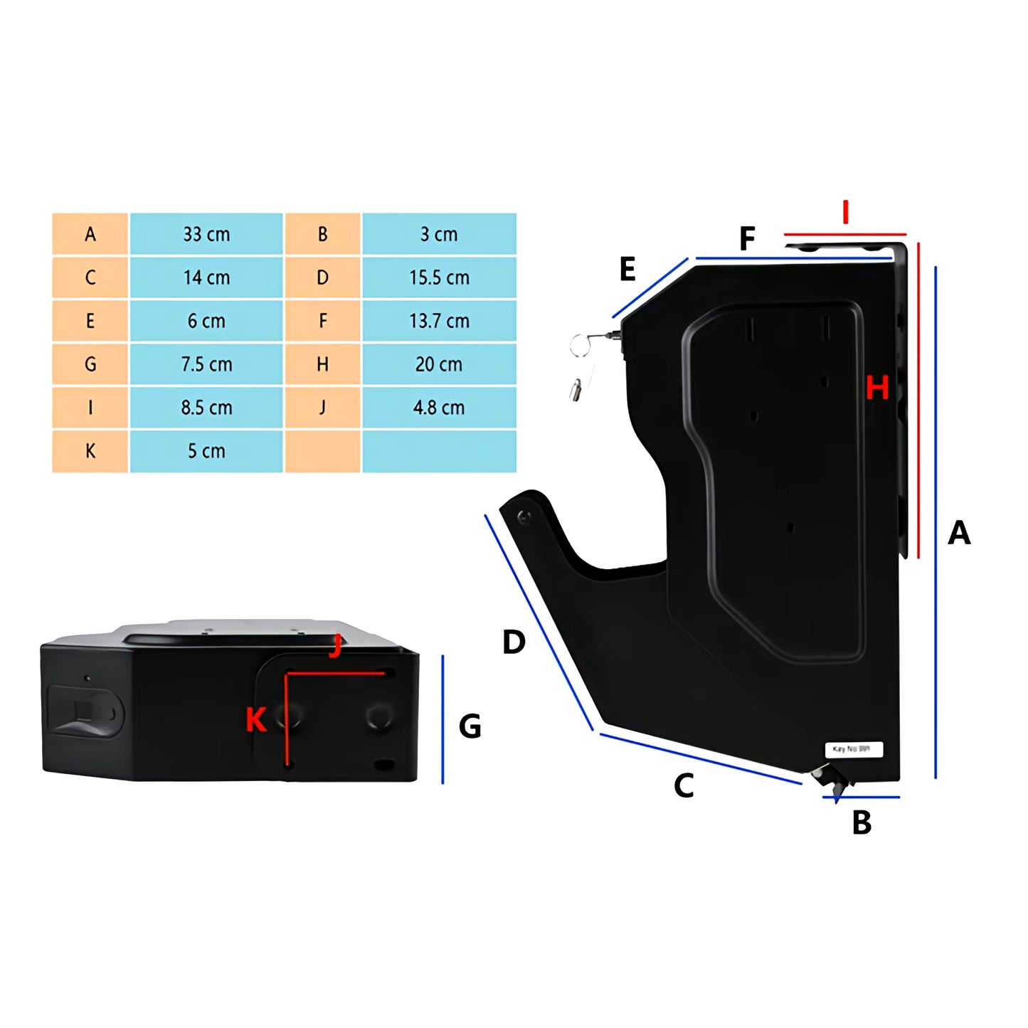 Gun Safe Pistol Box