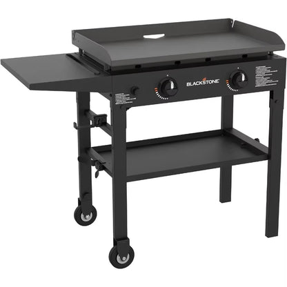 2 Burners Propane Flat Top Gas Grill Grill