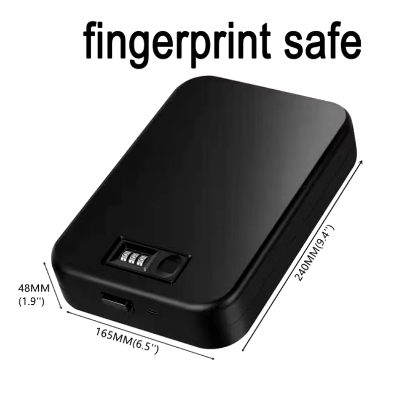 Portable Fingerprint Password Gun Safe