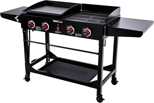 4 Burner Propane Gas Grill & Griddle Combo