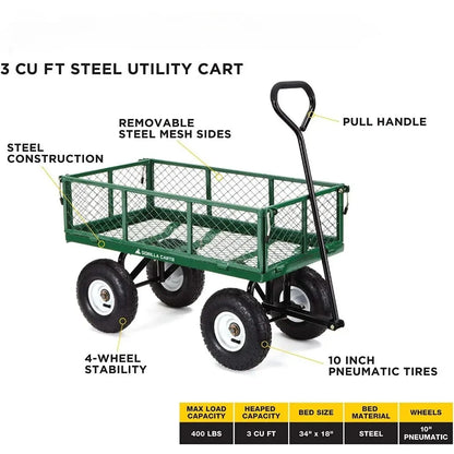 garden steel cart