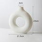 nordic ceramic interlock vase